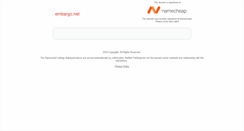 Desktop Screenshot of embargo.net
