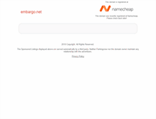Tablet Screenshot of embargo.net